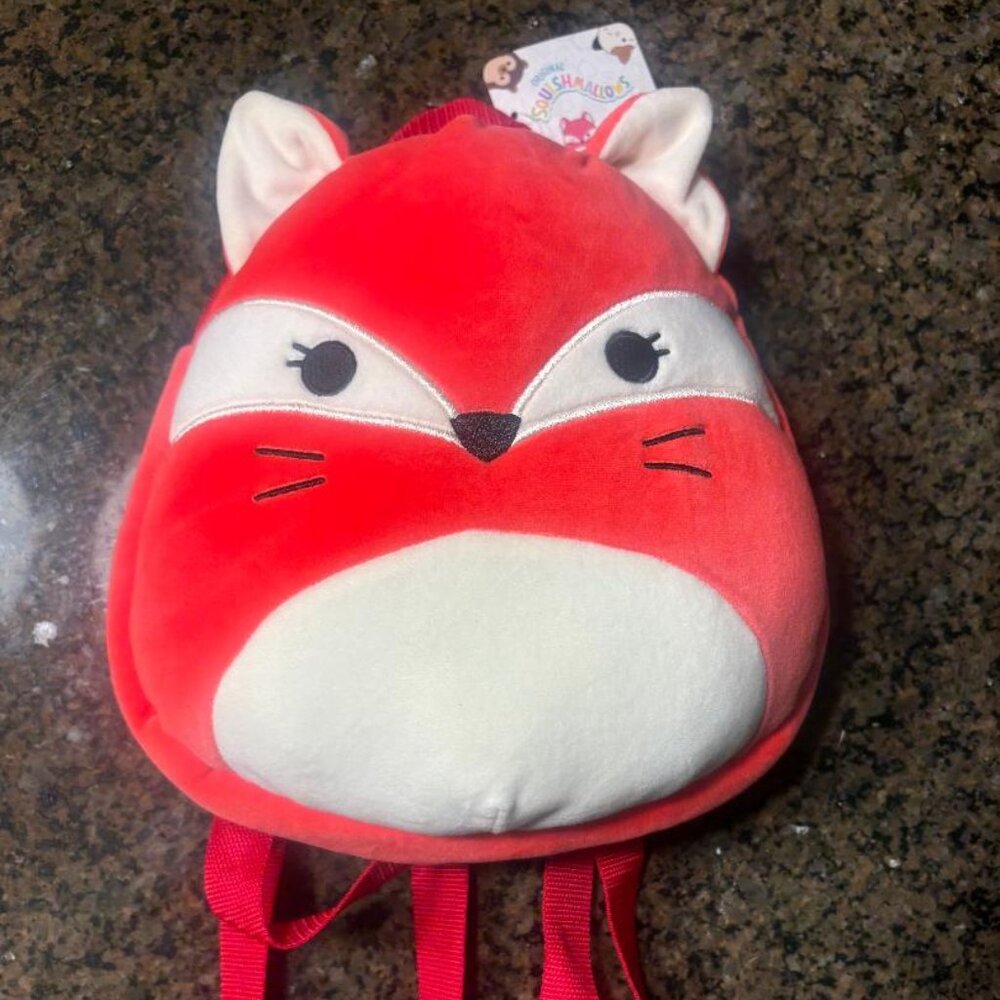 Squishmallows Fox Backpack NEW NWT